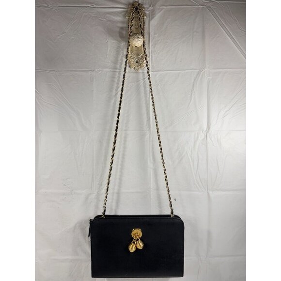 Bruno Lorelli Black Shoulder Purse with wallet - Picture 2 of 15